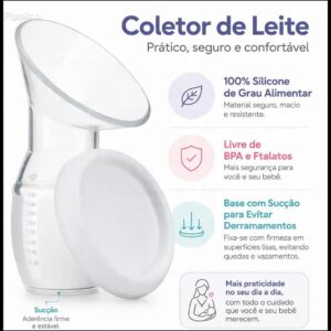 Extrator Coletor De Leite Materno Silicone