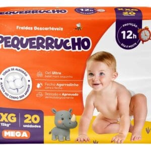 Fralda Pequerrucho Baby Mega Xxg – 20un