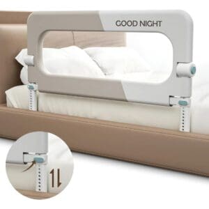 Grade De Proteção Ajustável Para Cama E Berço Criança