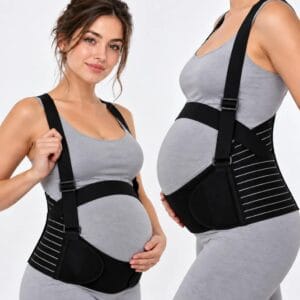 Cinta Gestante Suporte Lombar Barriga Abdominal Ajustável