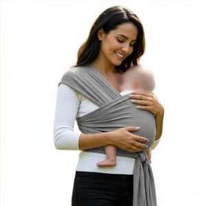Sling Wrap para Bebe Recém Nascido ate 20kg Carregador Canguru Maternidade Respiravel Passeio